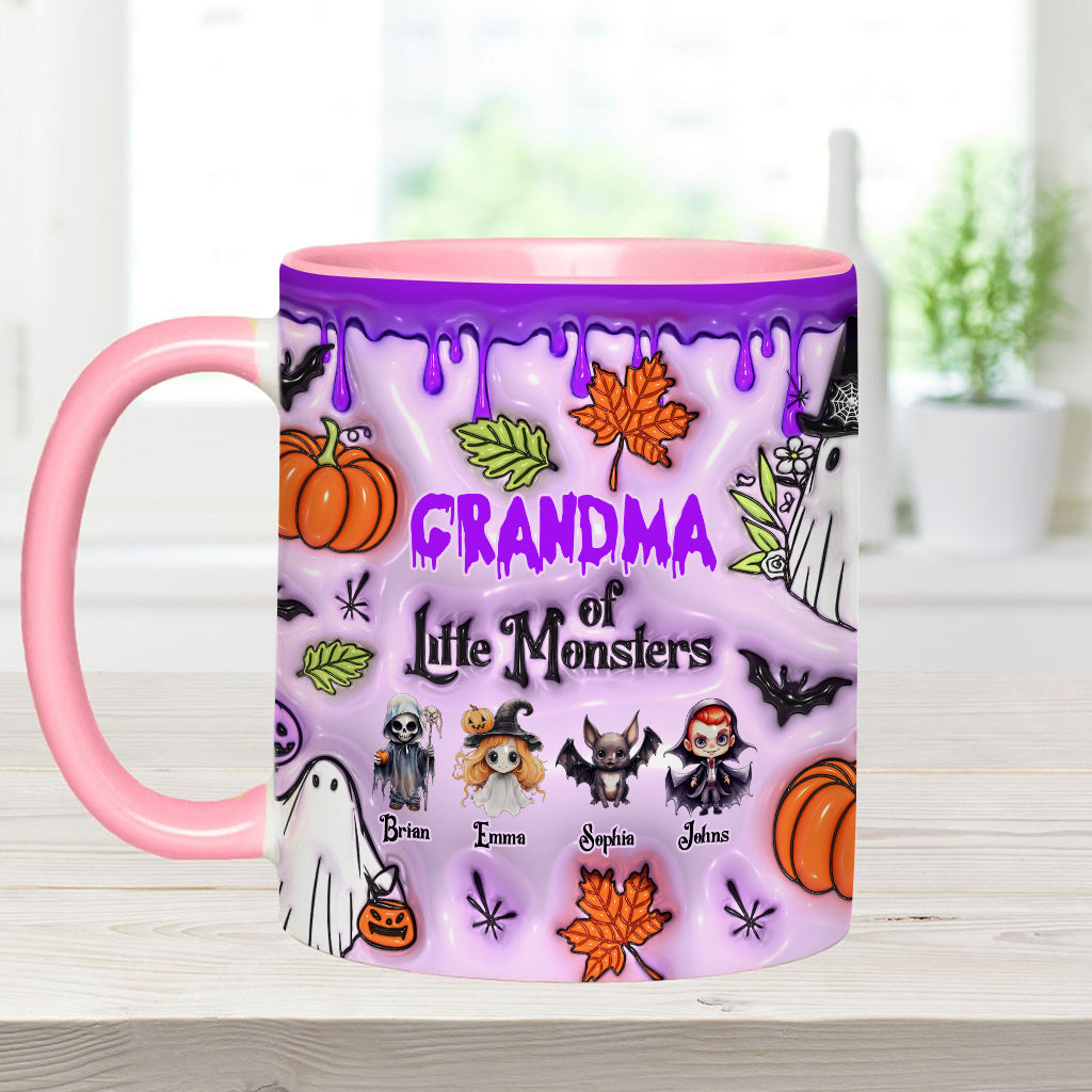 Mug personnalisé « Grand-mère des petits monstres » (tous titres)