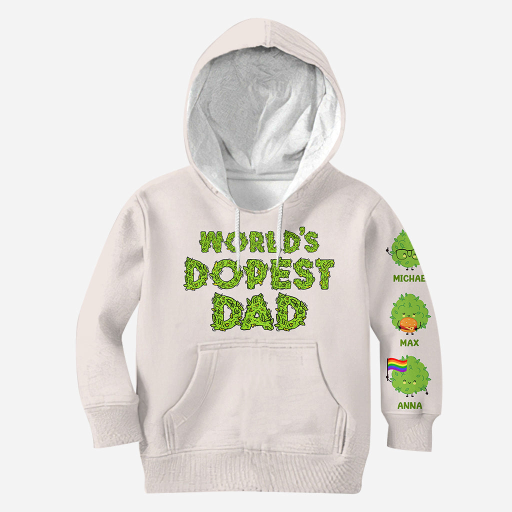 Le papa le plus cool du monde - T-shirt personnalisé pour papa