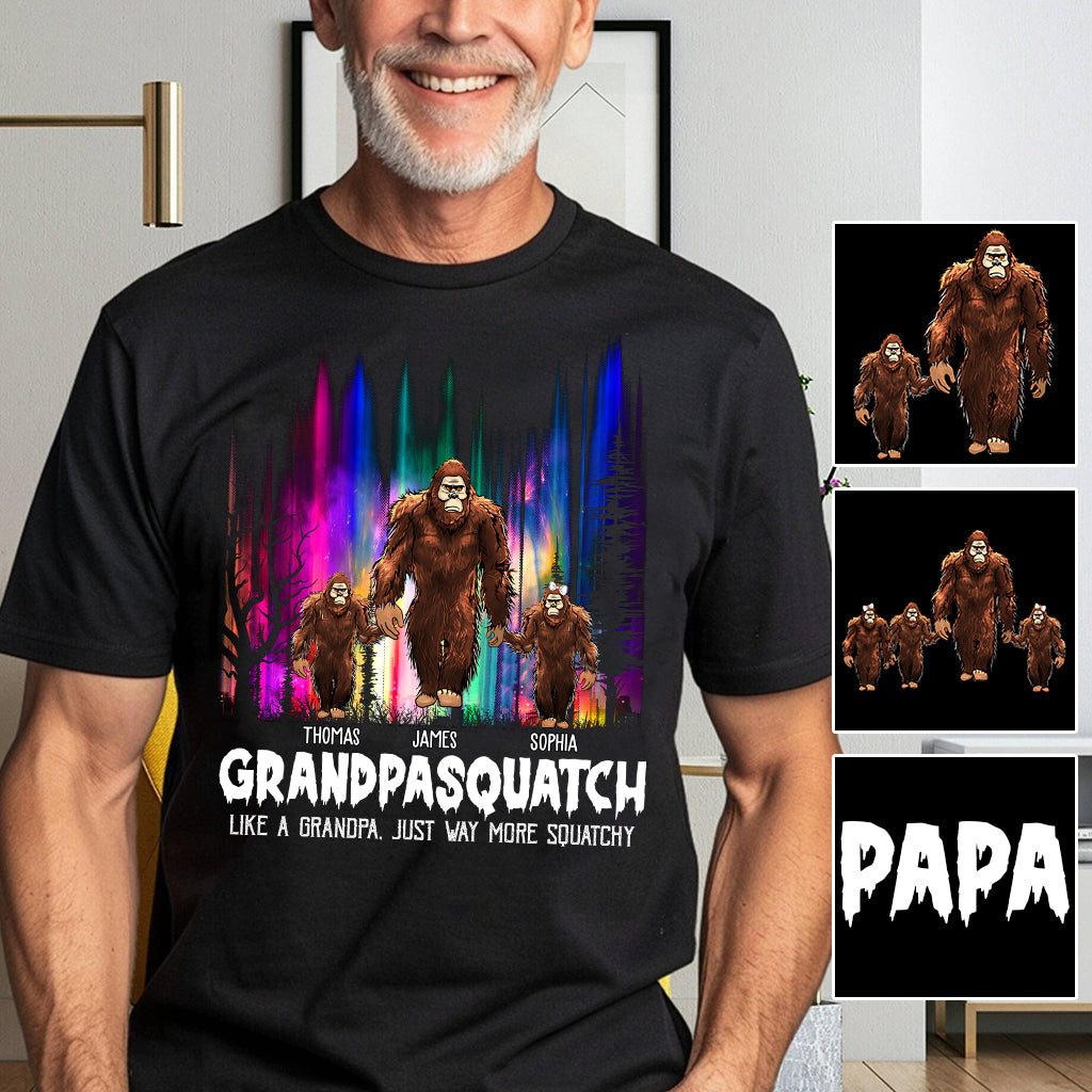 Grandpasquatch - T-shirt et sweat à capuche personnalisés pour grand-père