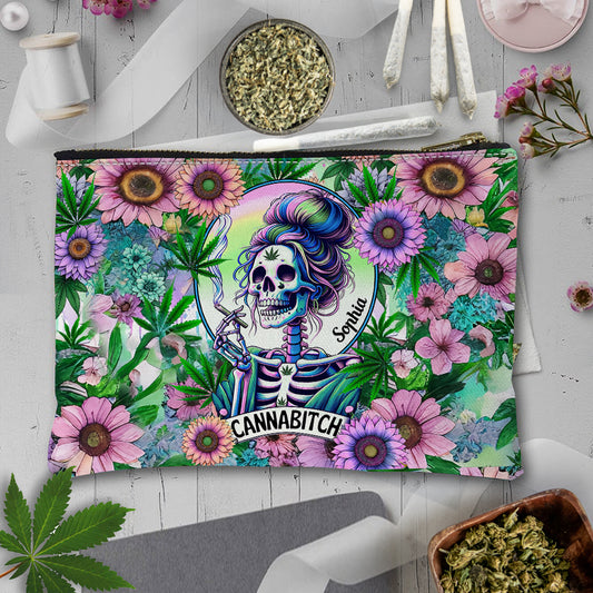Cannabitch - Pochette à herbe personnalisée