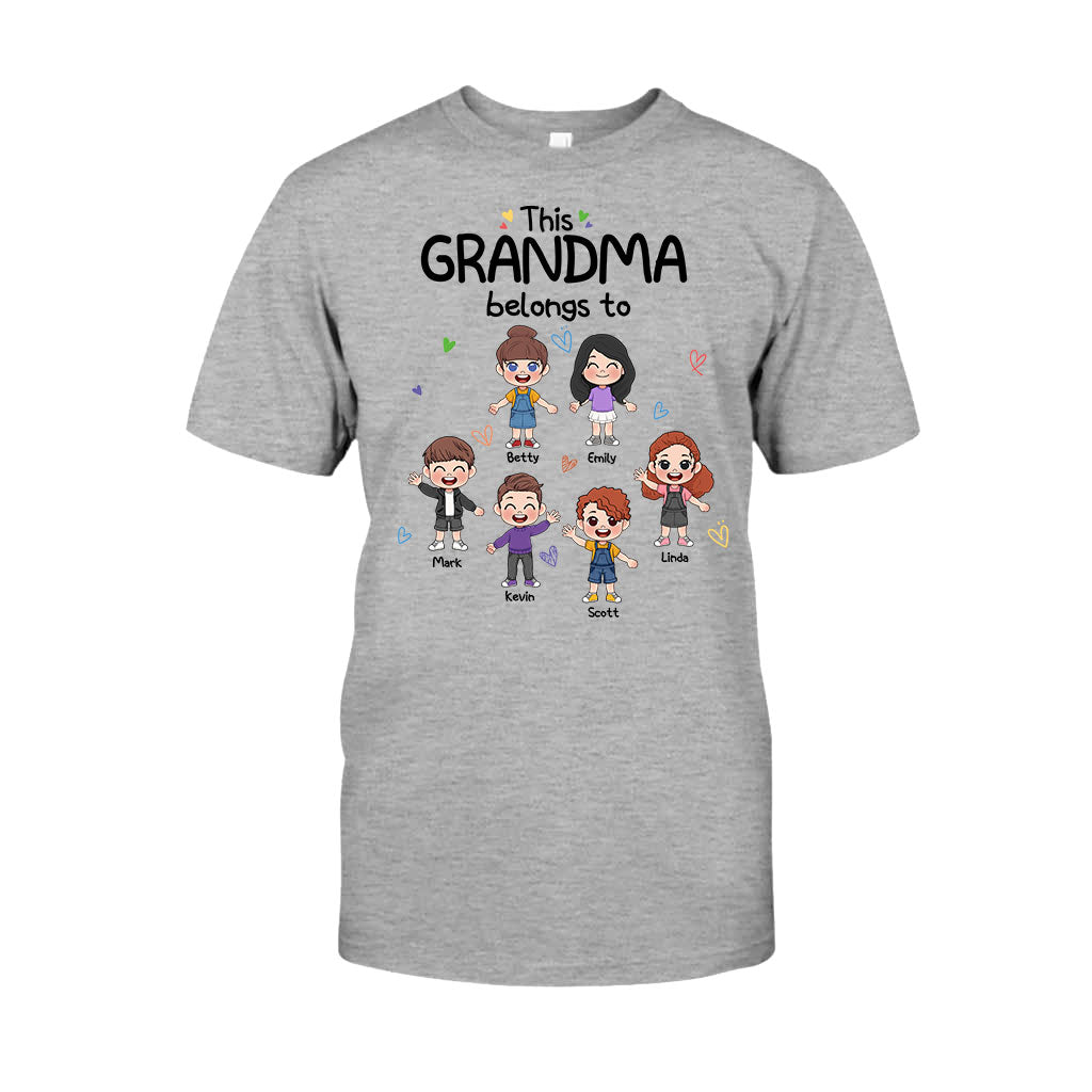 This Grandma Belongs To - Personalized Grandma T-shirt And Hoodie