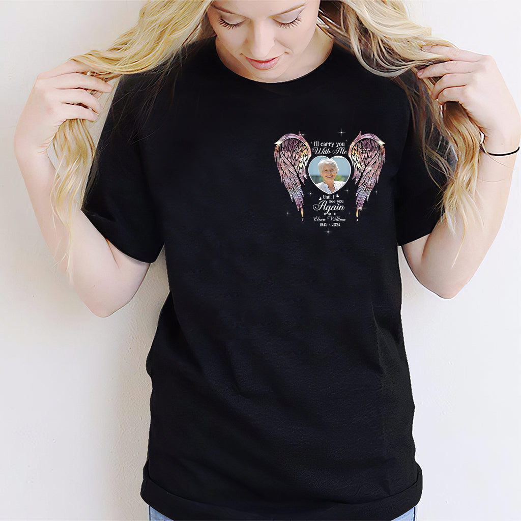 Ailes commémoratives Tes ailes étaient prêtes, mais mon cœur ne l'était pas - T-shirt et sweat à capuche commémoratifs personnalisés
