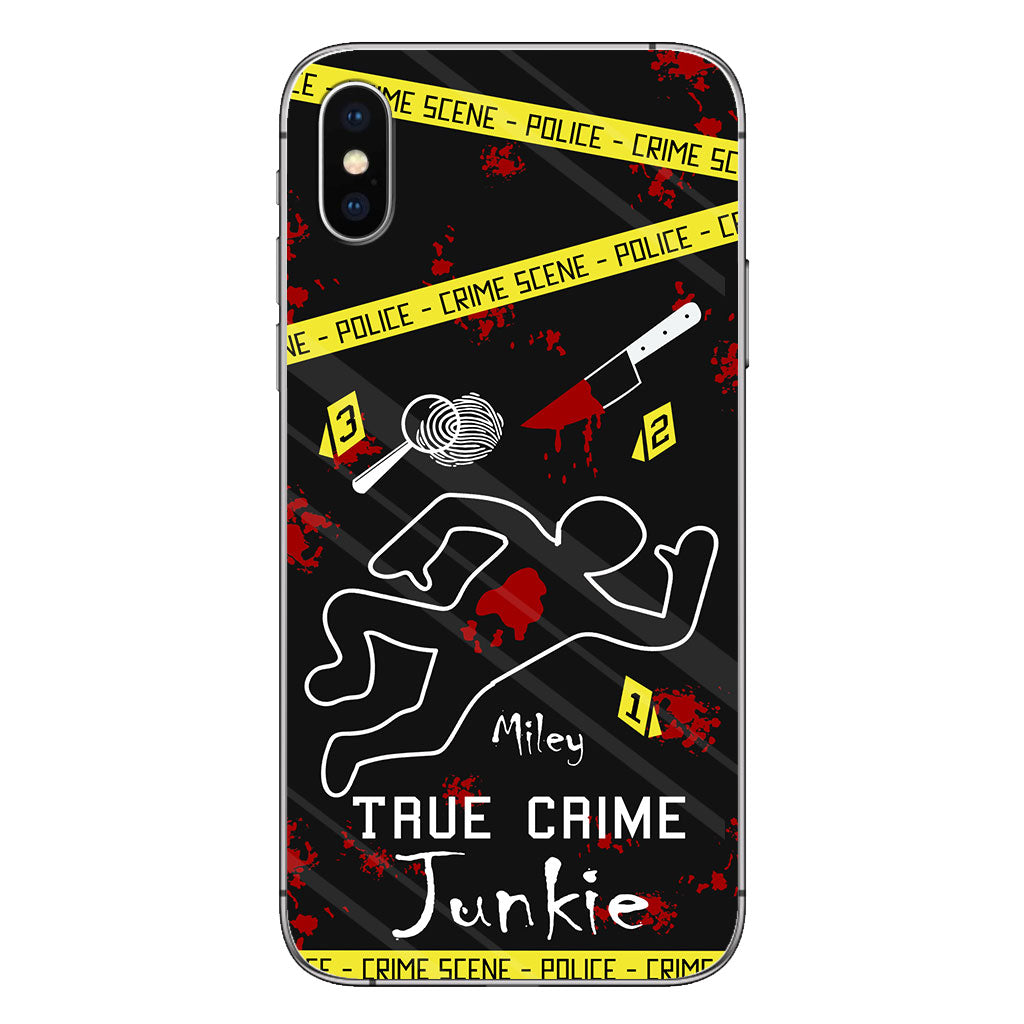 True Crime Junkie - Personalized Phone Case