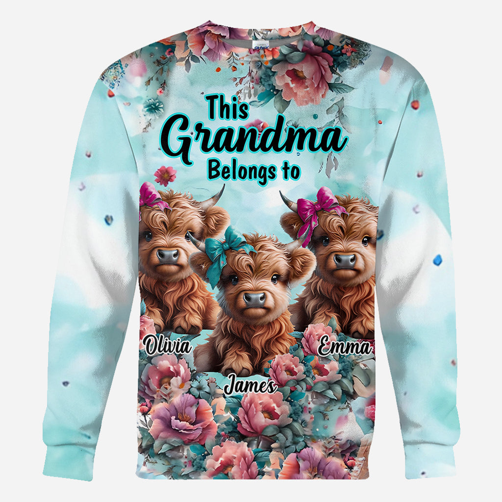 Ce t-shirt personnalisé « This Nana Belongs To » est fait pour vous.