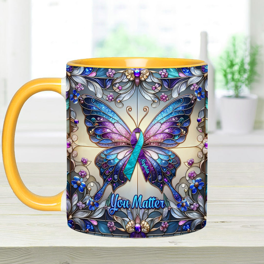 Tu comptes - Mug personnalisé pour la prévention du suicide