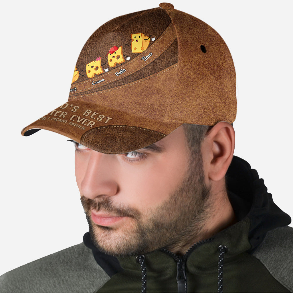 Casquette classique personnalisée « Meilleur péteur du monde » (avec fromage humoristique)