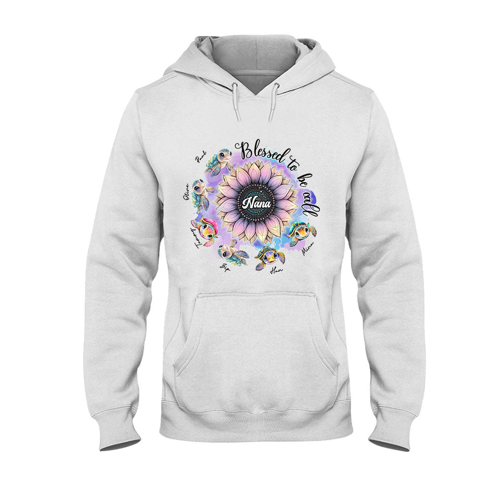 Blessed To Be Called Nana Any Title - Personalized Grandma T-shirt And Hoodie