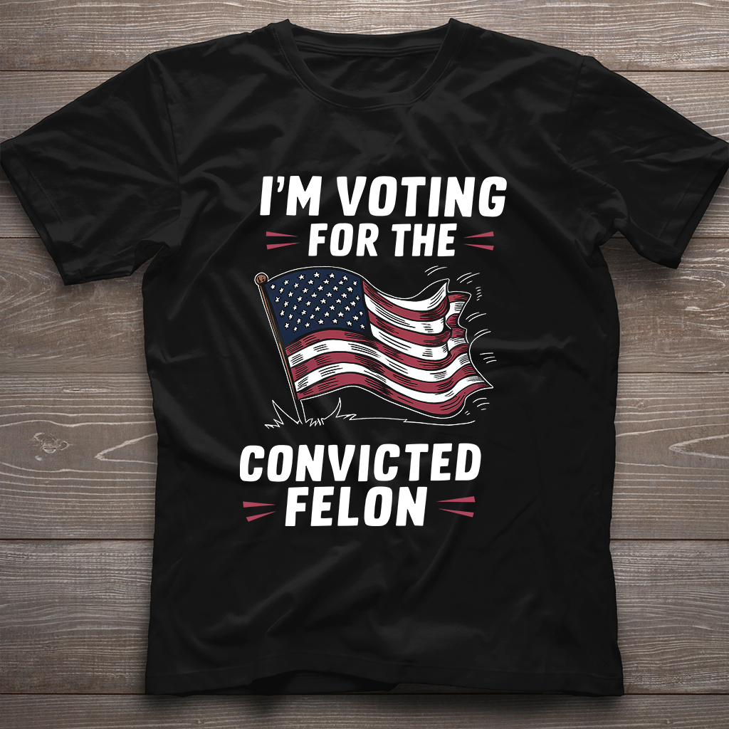 T-shirt « Trump condamné pour crime », T-shirt Trump 2024, T-shirt républicain, T-shirt « Voter », T-shirt MAGA 2024, T-shirt « Élection Donald Trump »