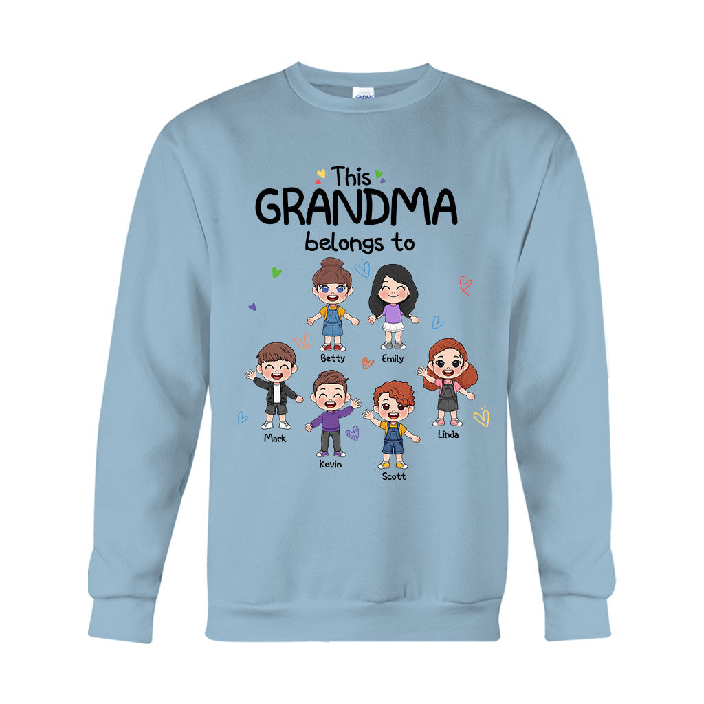 This Grandma Belongs To - Personalized Grandma T-shirt And Hoodie