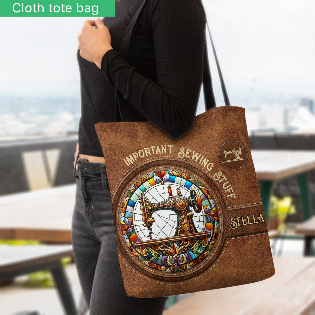 Articles de couture essentiels - Sac fourre-tout de couture personnalisé