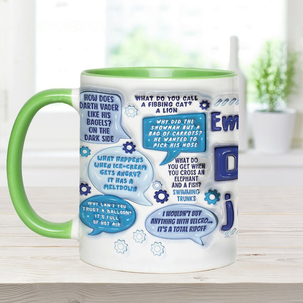 Urgence blagues de papa - Mug personnalisé pour papa