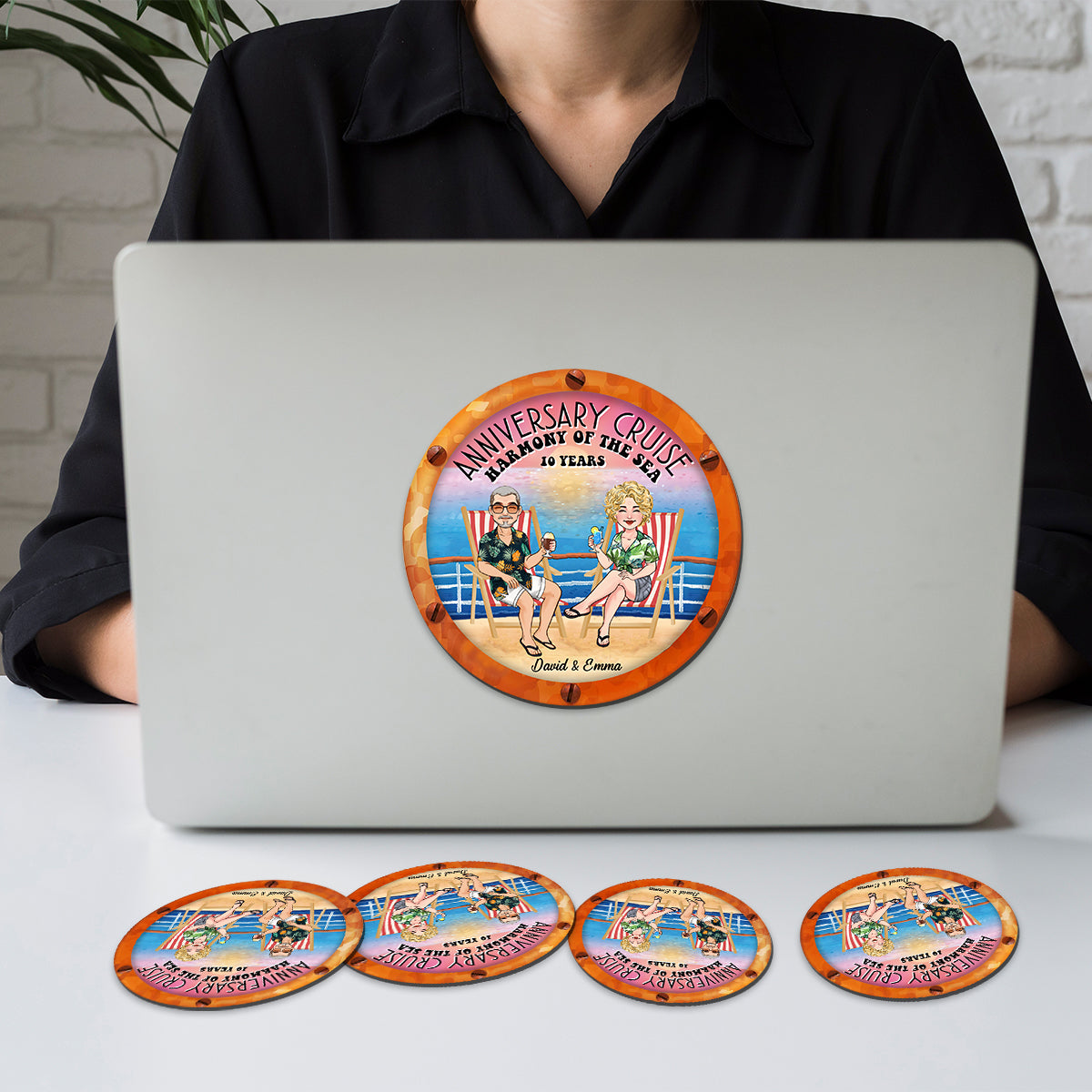 Décorations de porte pour croisière anniversaire - Aimant de croisière personnalisé