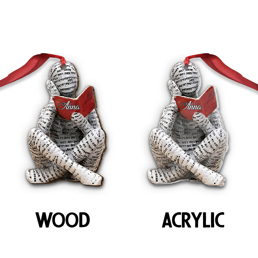 Love Reading Books - Personalized Book Ornament