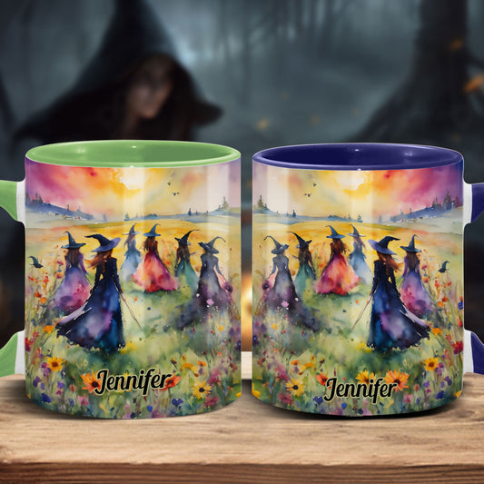 Mug personnalisé « Sorcières à l'aquarelle » - Collection de sorcières