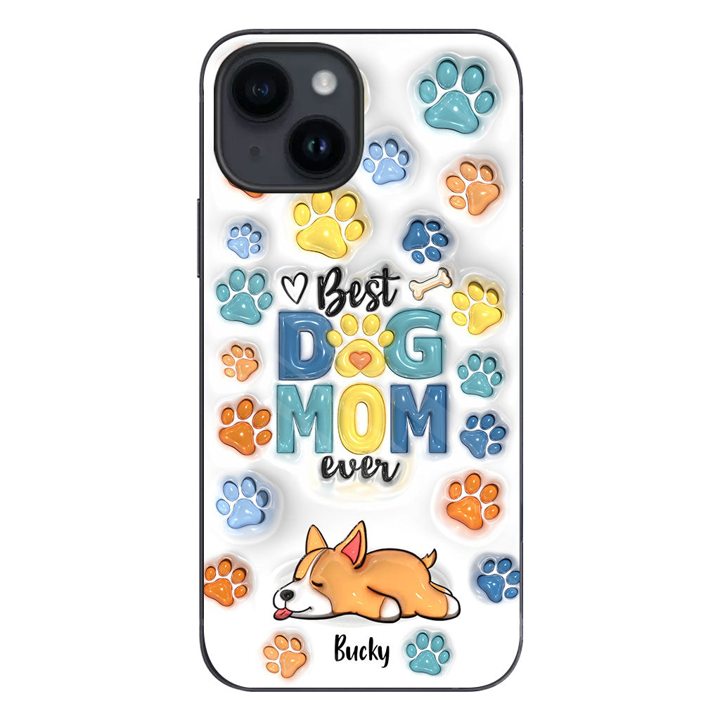 Meilleur papa/maman de chien au monde - Coque de téléphone personnalisée pour chien