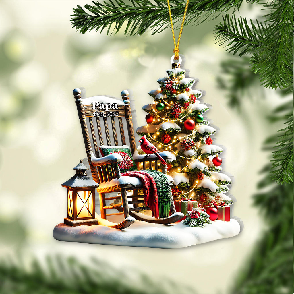 Noël au paradis - Ornement commémoratif personnalisé