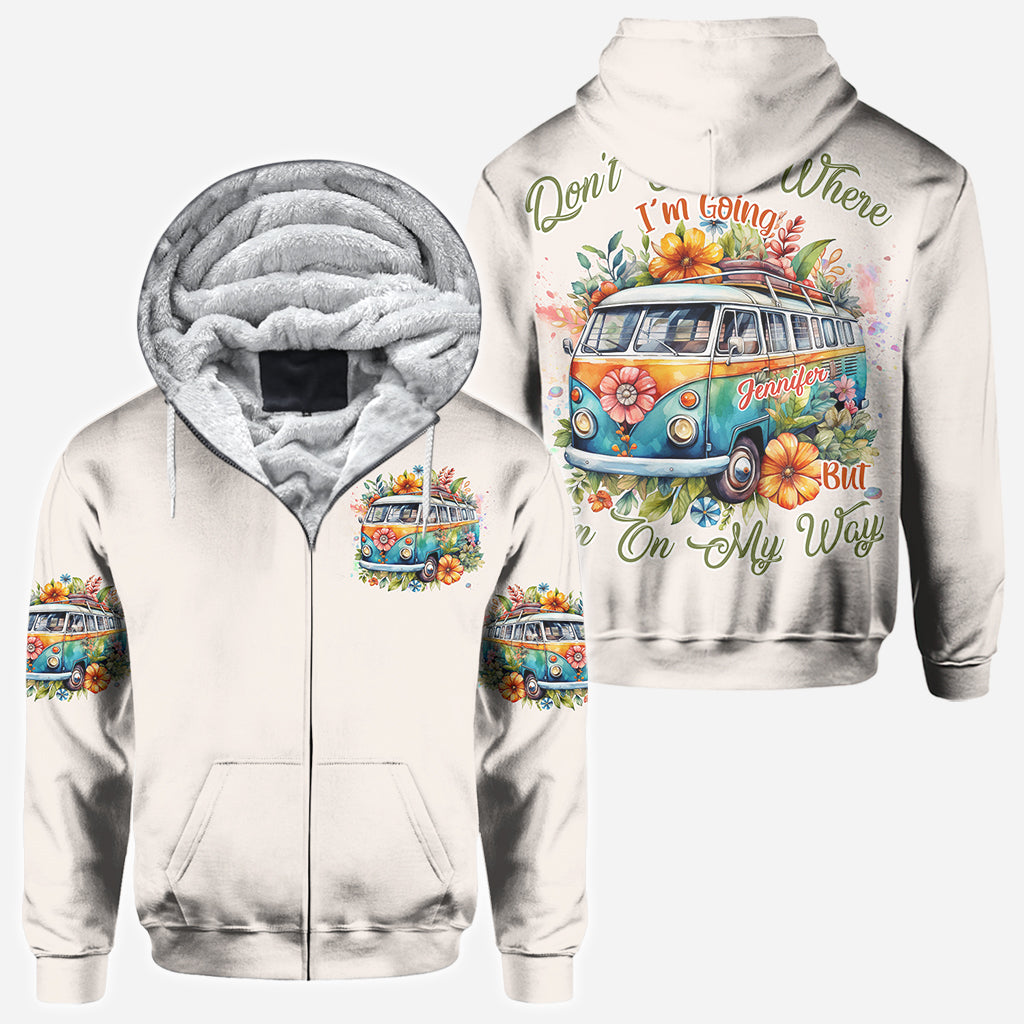 En route - T-shirt hippie personnalisé