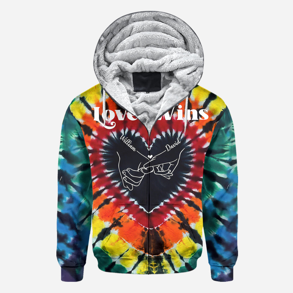 L'amour triomphe - T-shirt personnalisé de soutien LGBT