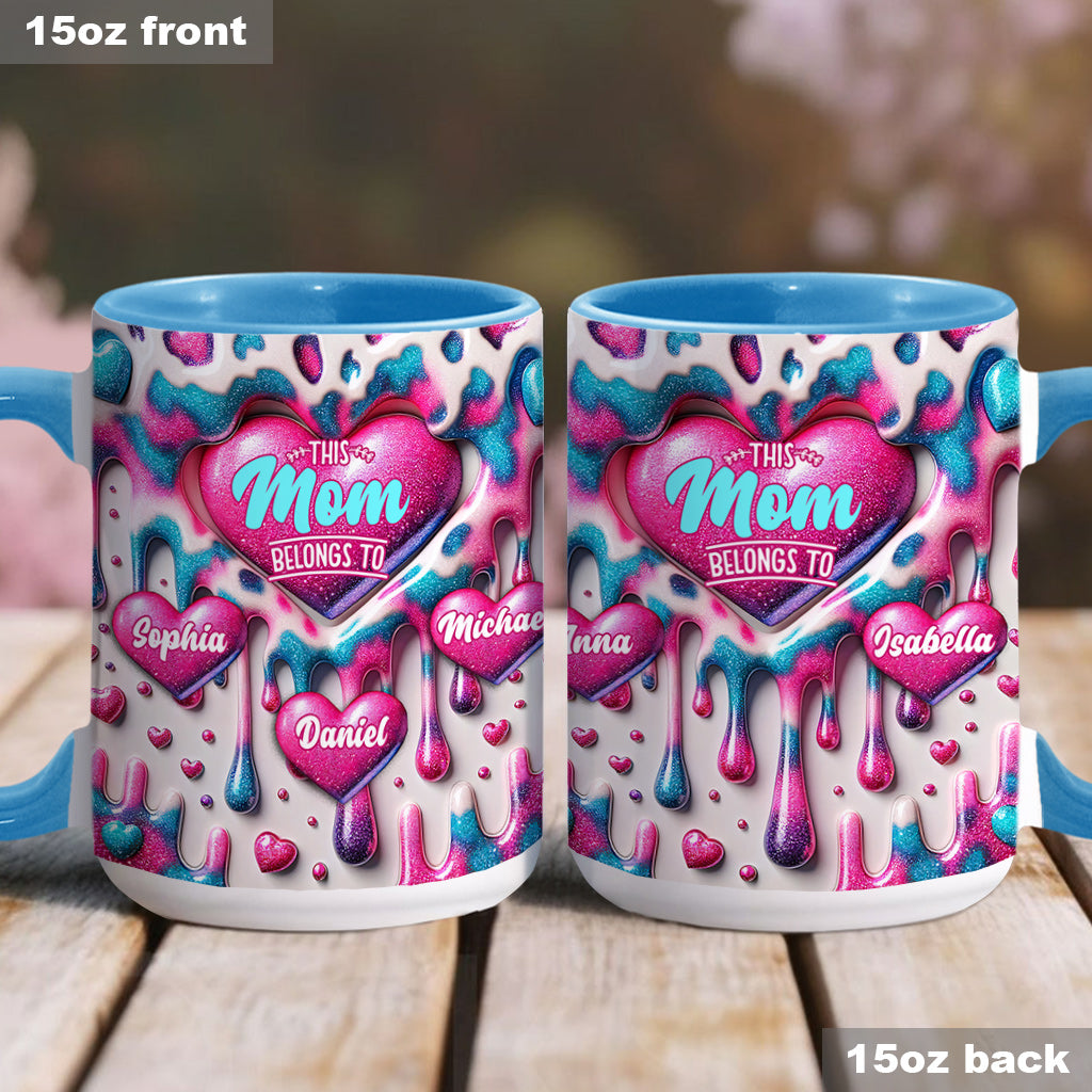 Cette maman appartient à - Mug personnalisé pour maman