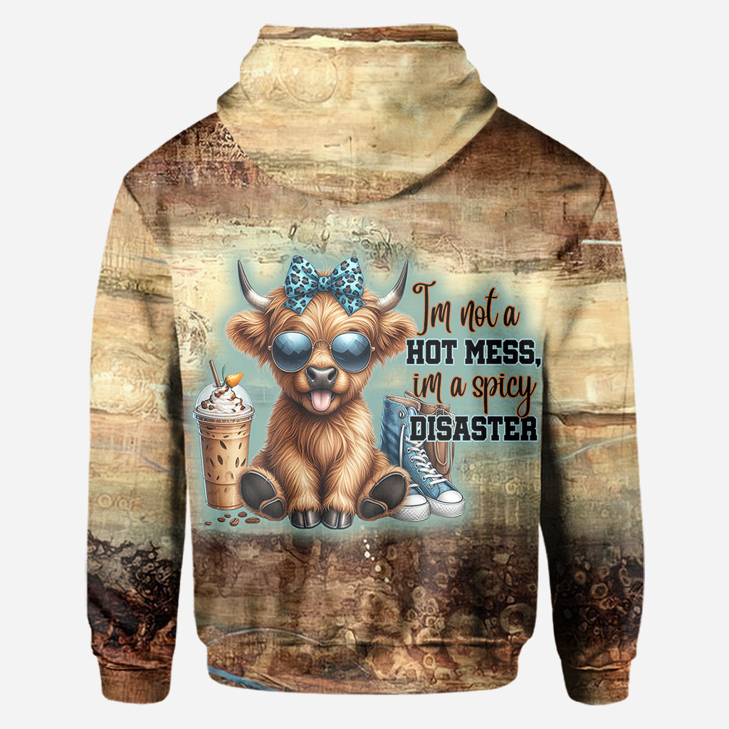 Je ne suis pas un désastre ambulant - T-shirt personnalisé intégral