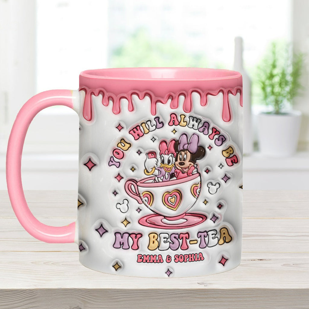 You Will Always Be My Best-Tea - Personalized Bestie Accent Mug