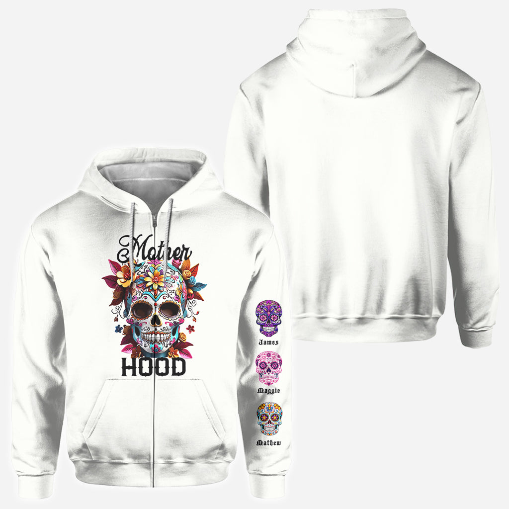 Spooky Mama - Personalized Skull All Over Shirt