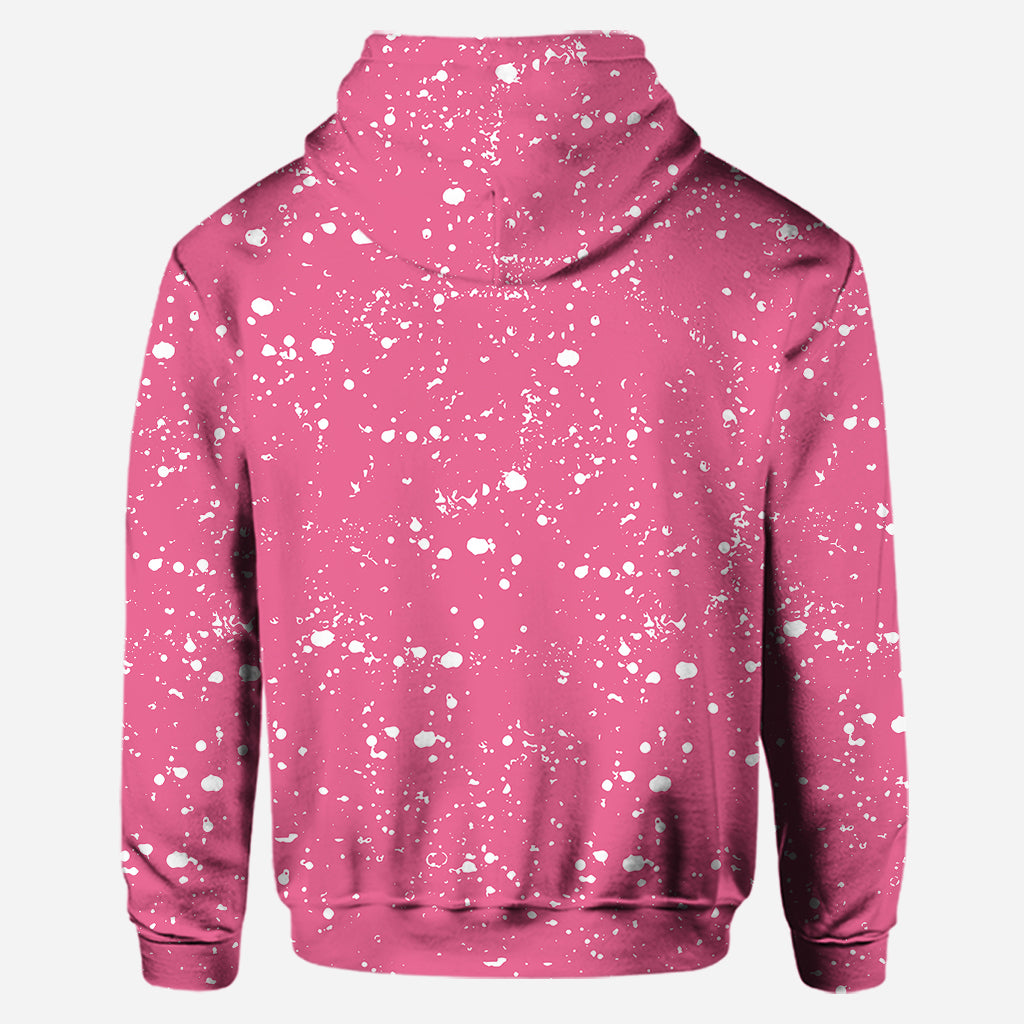 En octobre, nous portons du rose pour sensibiliser au cancer du sein : sweat à capuche et legging