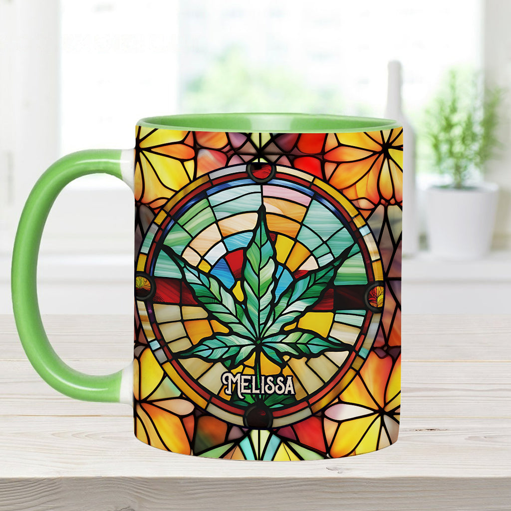 It's 420 somewhere - Personalized Weed Accent Mug
