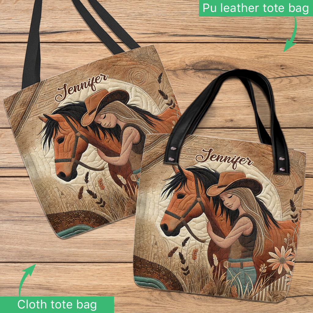 Amoureux des chevaux - Sac fourre-tout personnalisé à motif cheval