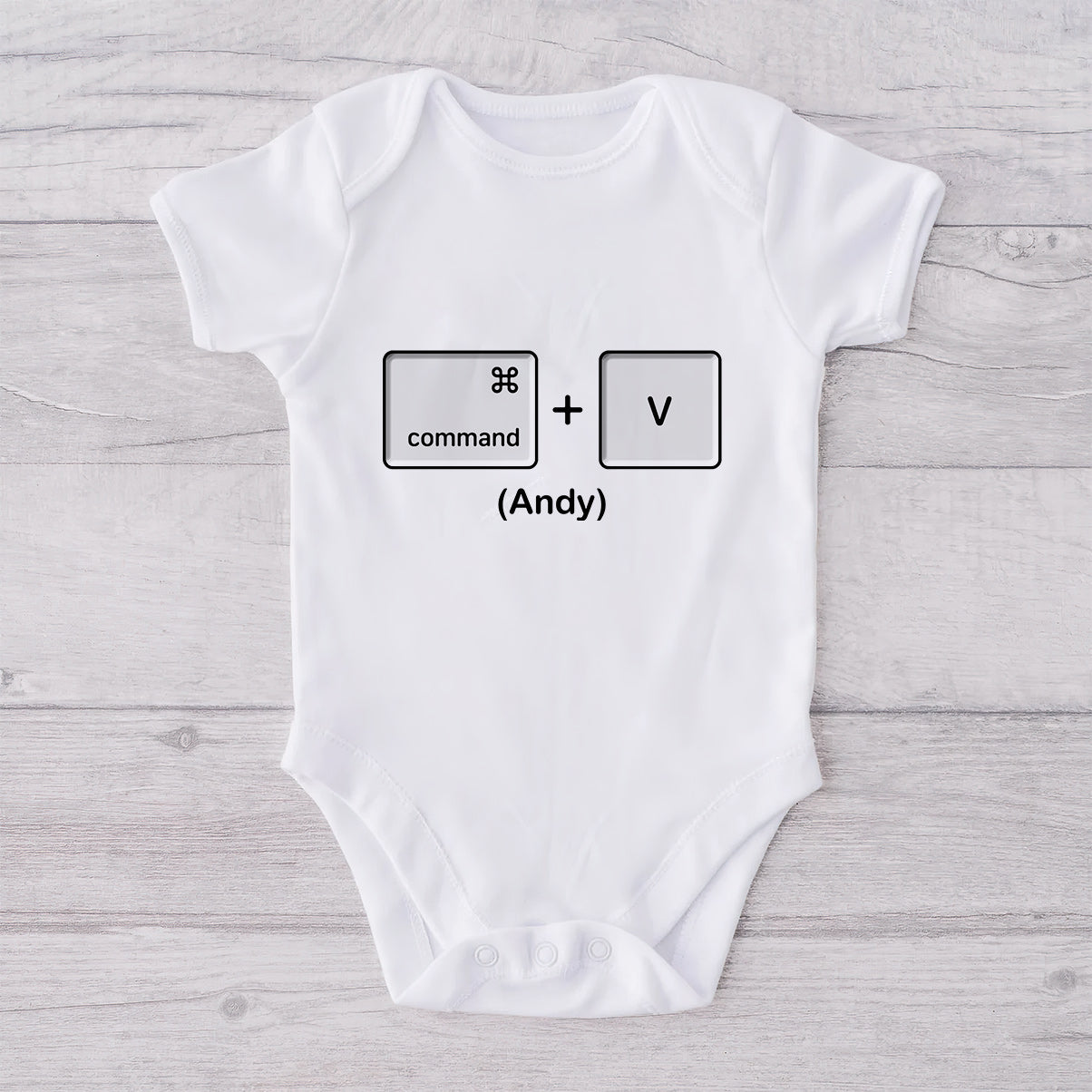 T-shirt et body personnalisés « Tel père, tel fils, telle fille » (humour) - Papa et bébé