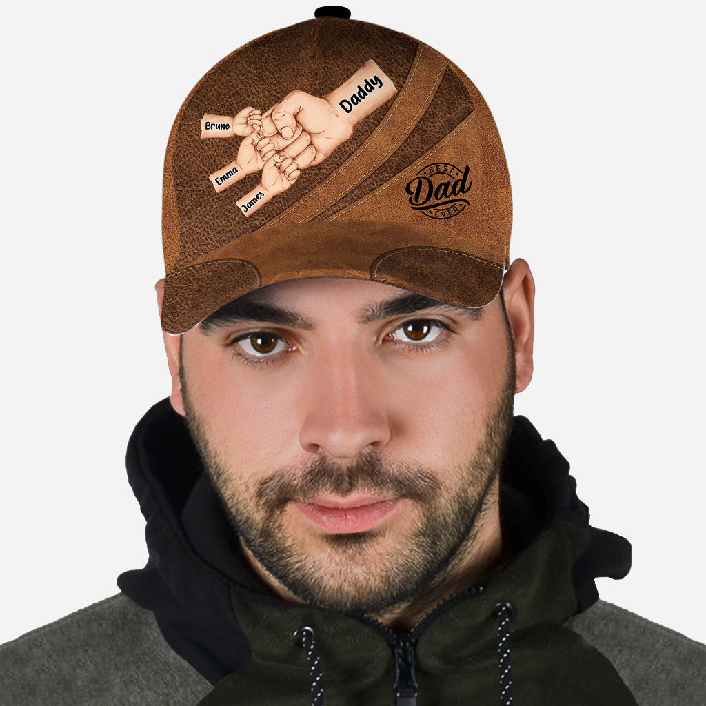 Meilleur papa du monde - Casquette classique personnalisée pour papa