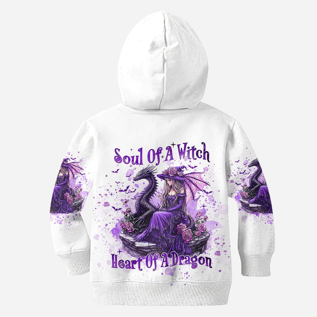 Âme de sorcière, cœur de dragon - T-shirt personnalisé de sorcière