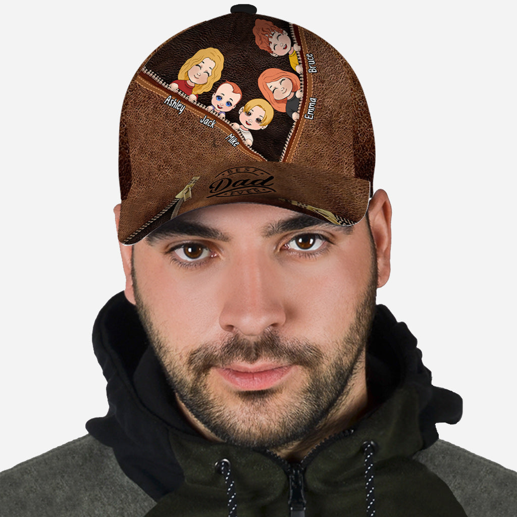 Meilleur papa du monde - Casquette classique personnalisée pour papa