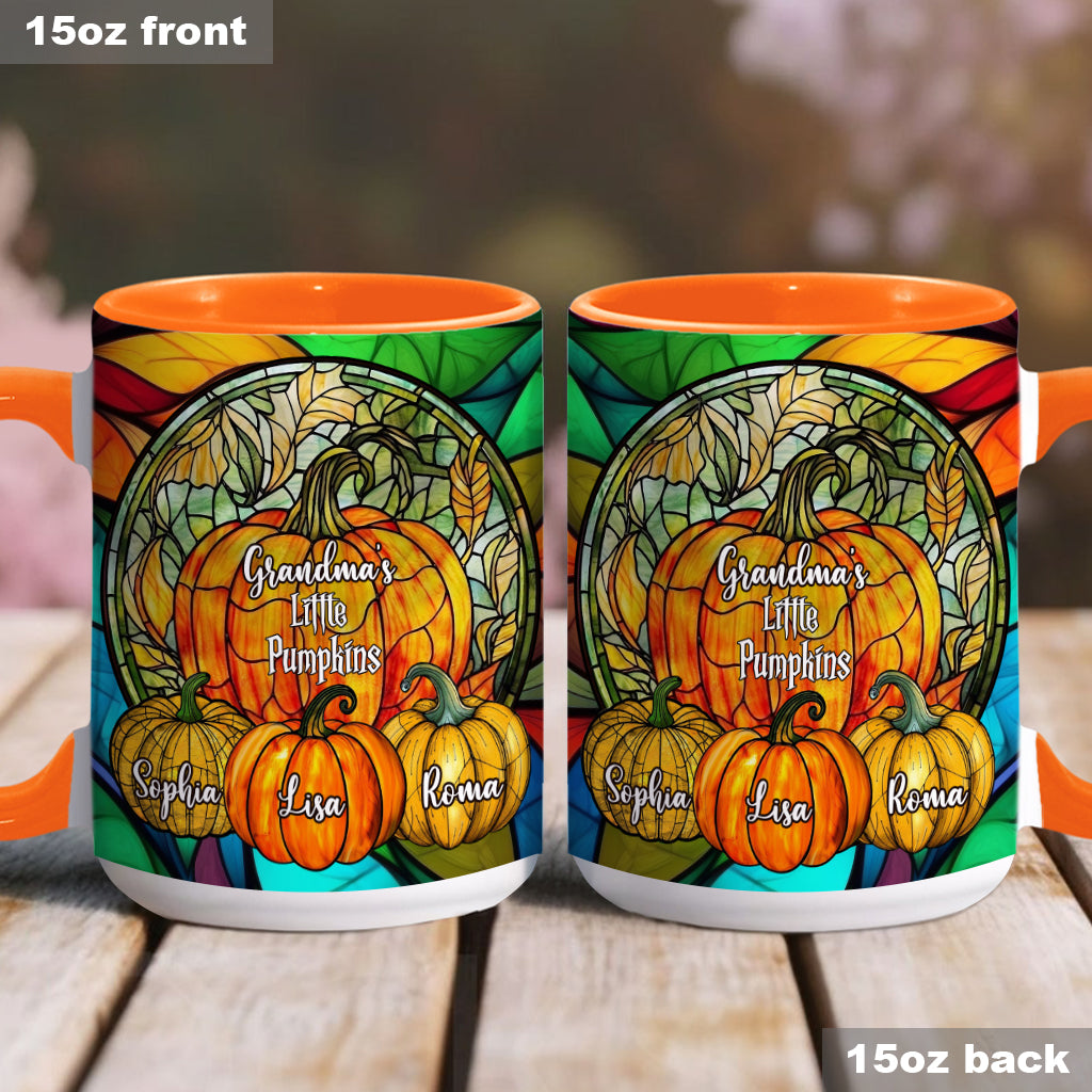 Mug personnalisé « Petites citrouilles de grand-mère » (titre au choix)