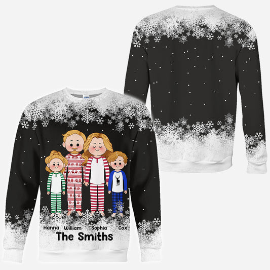 Cute Family - Personalized Family All Over Shirt