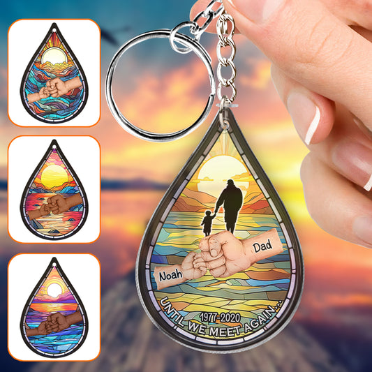 Until We Meet Again - Personalized Memorial Keychain