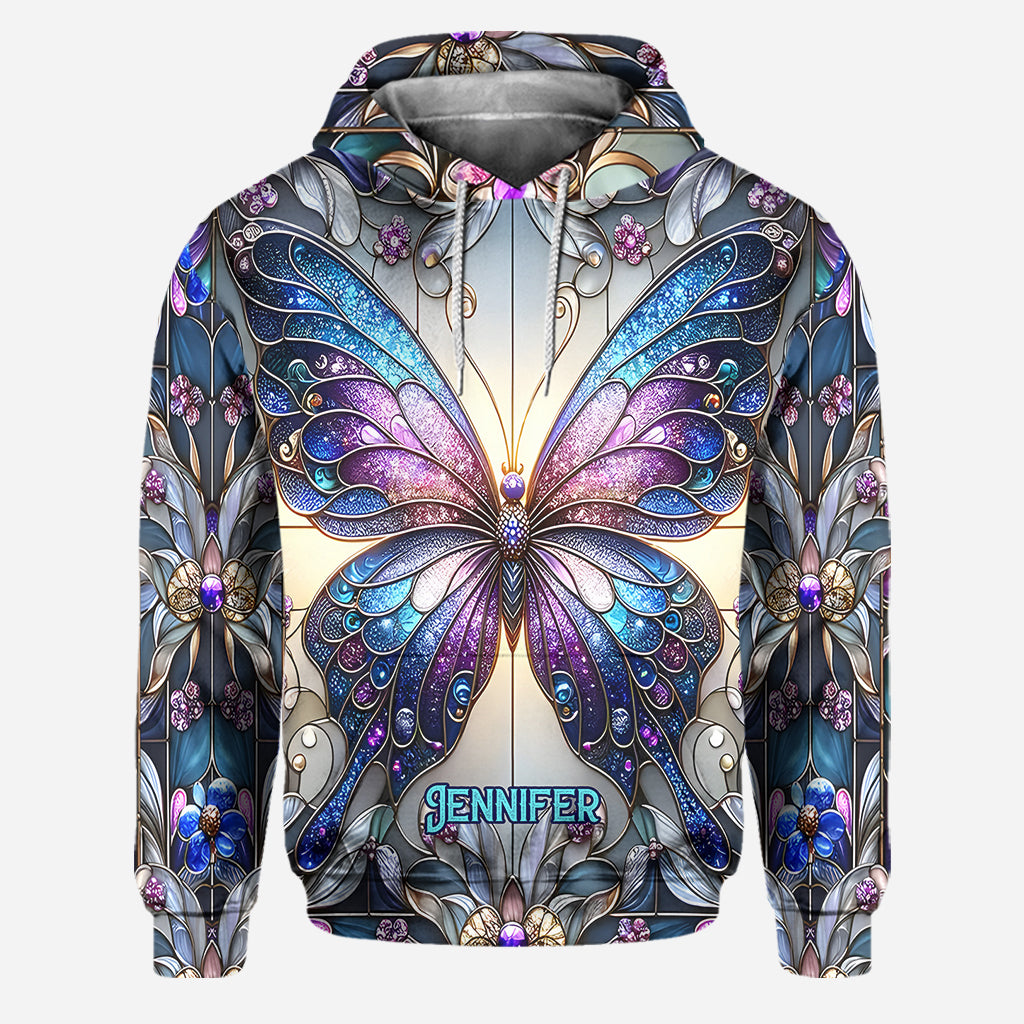 Sweat à capuche et legging personnalisés avec de magnifiques papillons