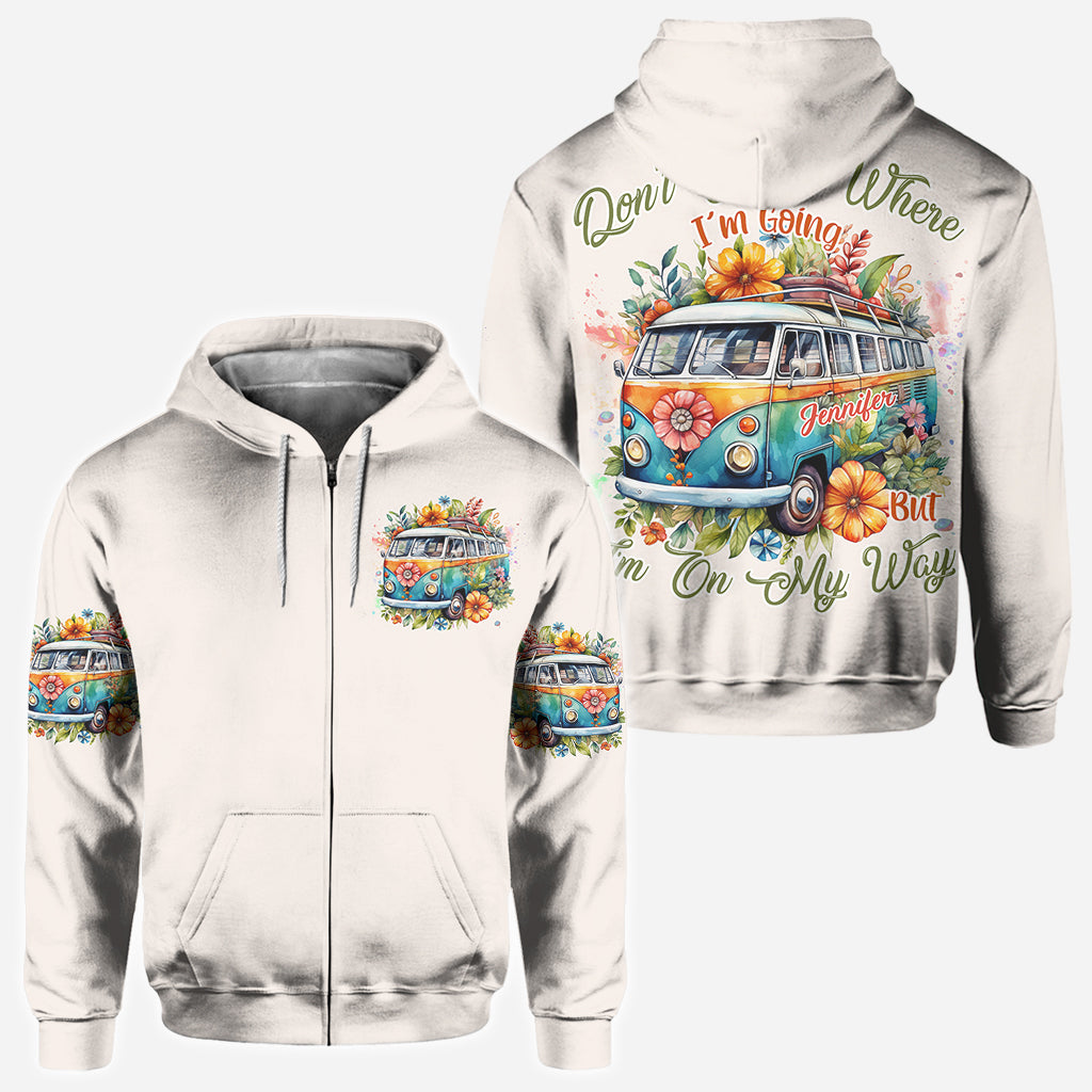 En route - T-shirt hippie personnalisé