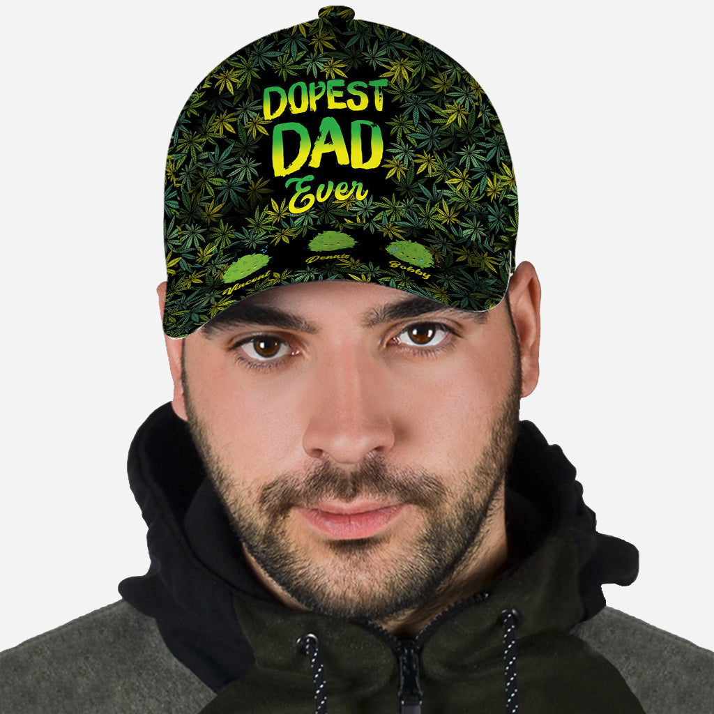Le papa le plus cool du monde - Casquette Weed Classic personnalisée