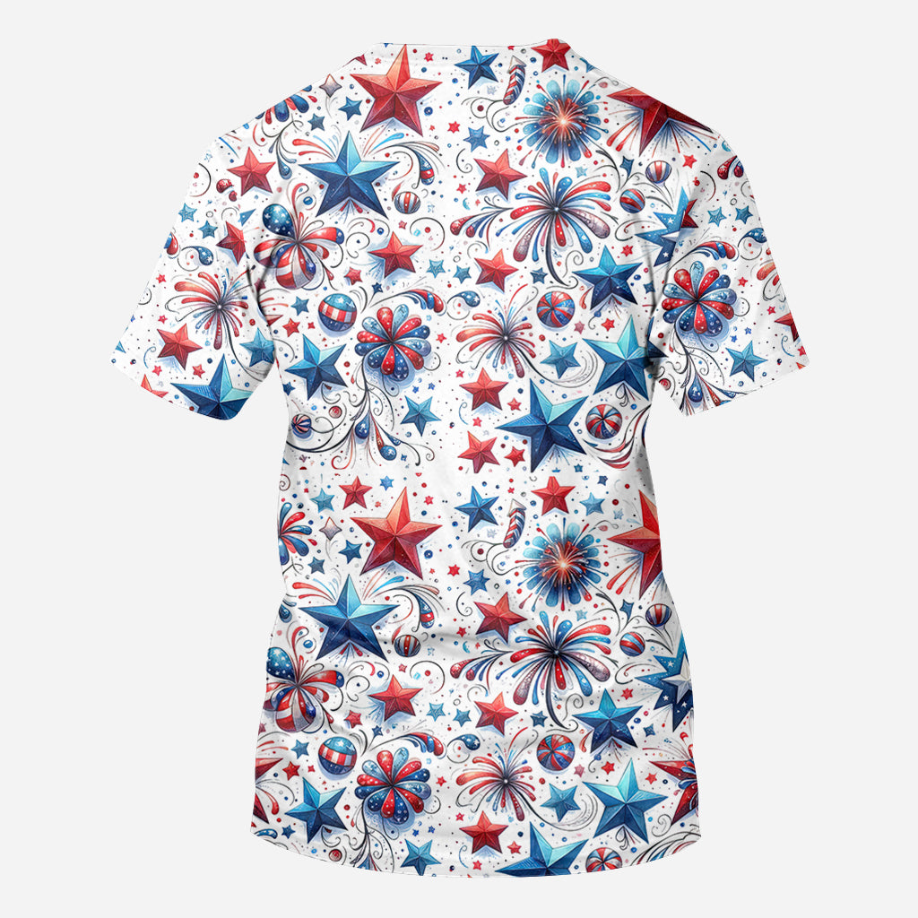 T-shirt personnalisé « Grand-mère américaine »