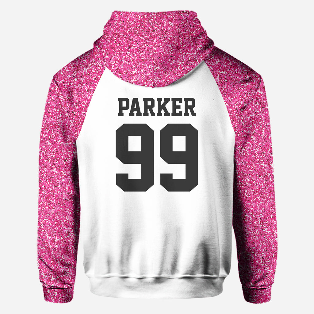 Football Mom Croquette - Personalized Football All Over Shirt