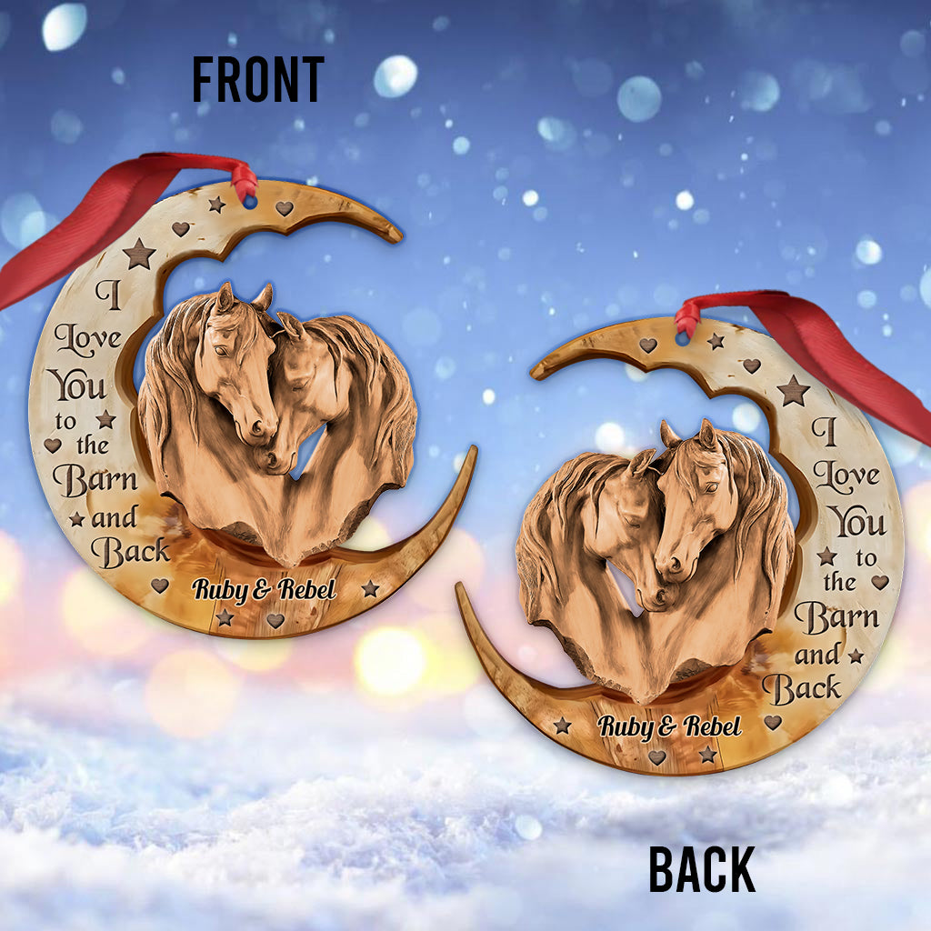 From Our First Kiss - Personalized Horse Ornament