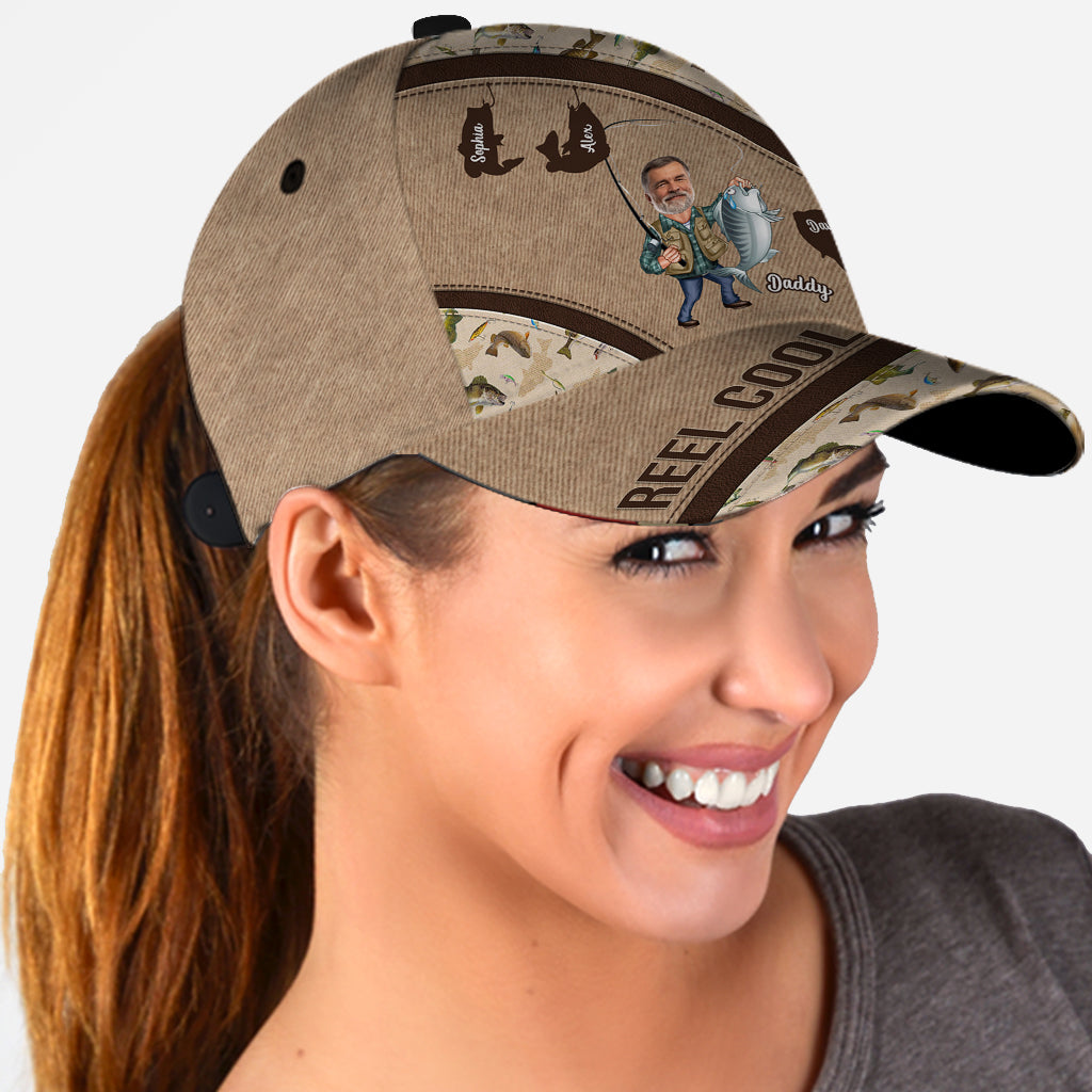 Papa cool - Casquette de pêche classique personnalisée