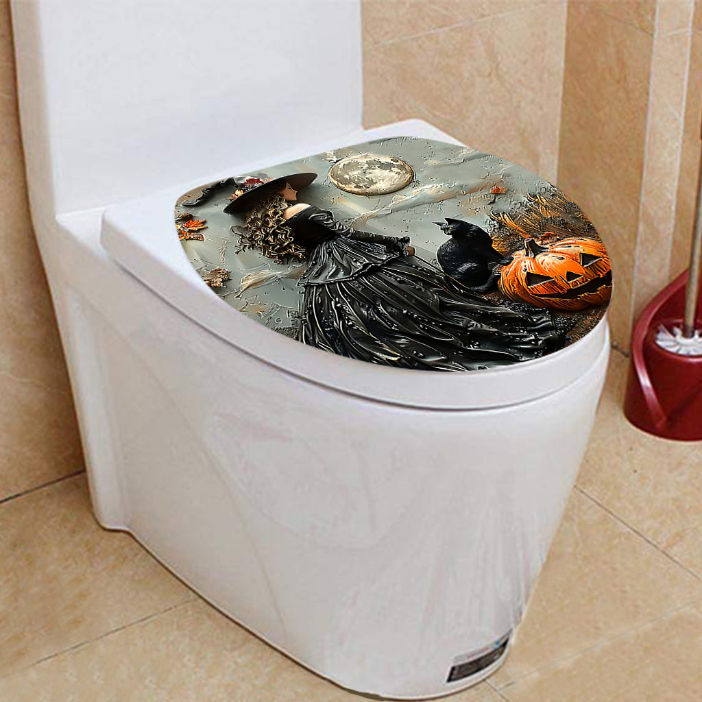 Ensemble rideau et tapis de bain sorcière magnifique