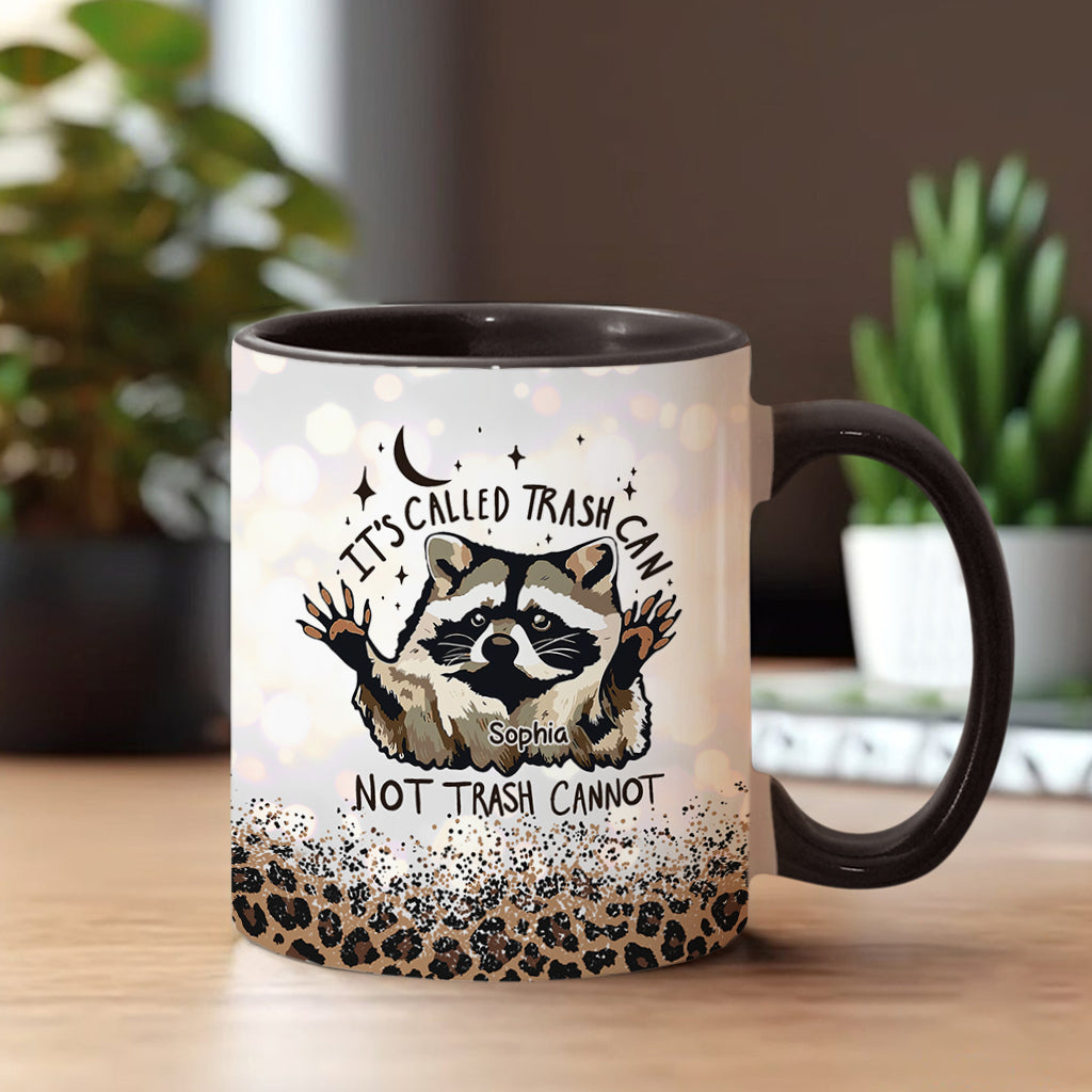 Trash Cannot - Personalized Raccoon Accent Mug