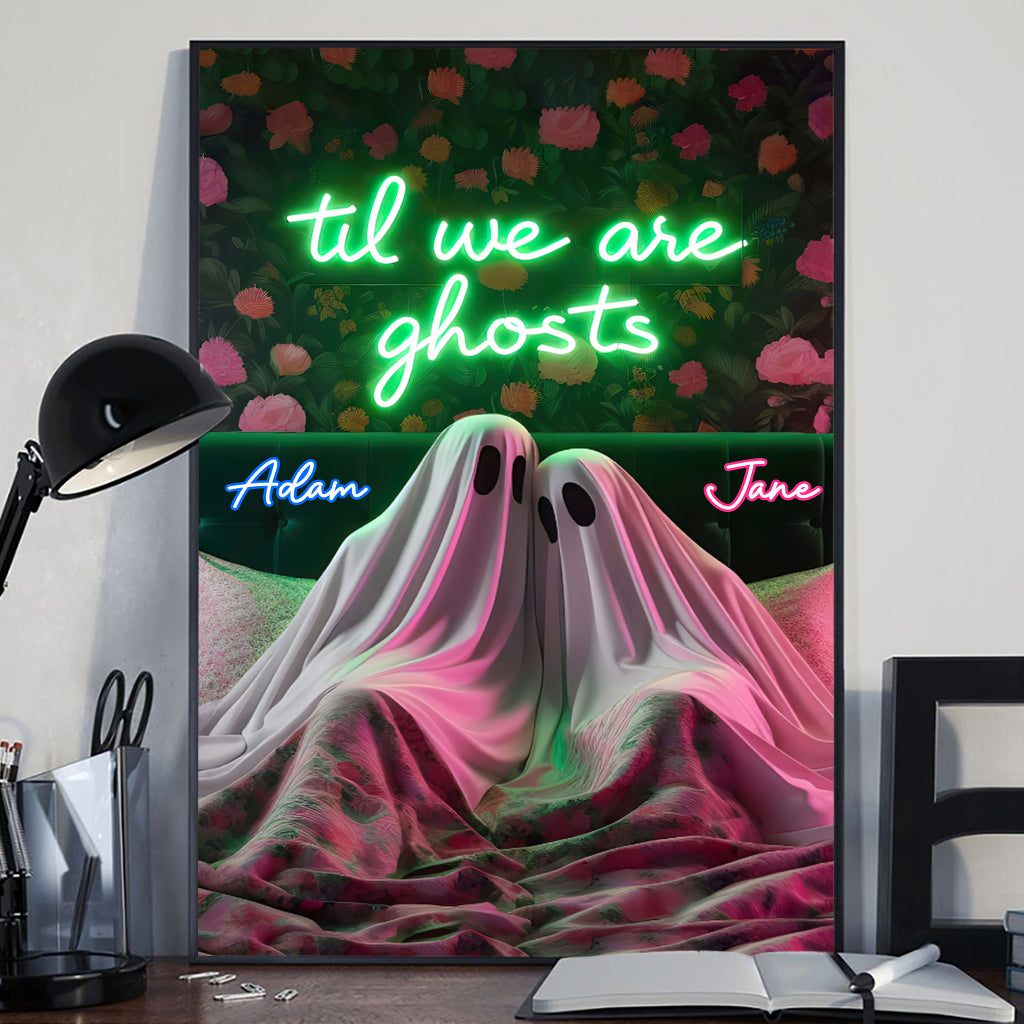 Jusqu'à ce que nous soyons fantômes - Toile et affiche personnalisées pour couples