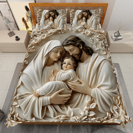The Holy Family - Christian Bedding Set