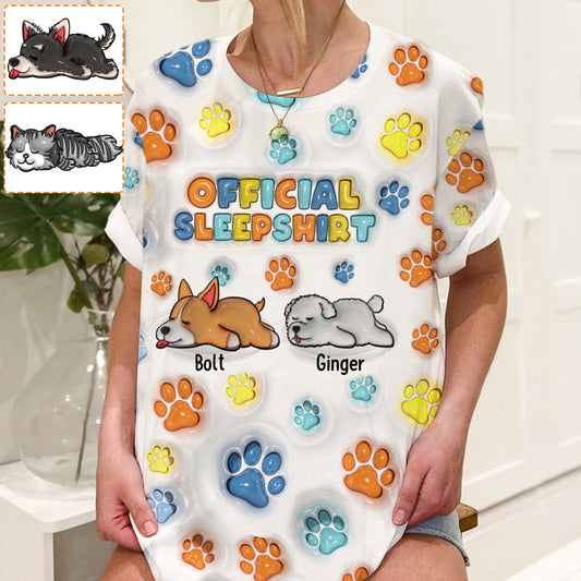 Chemise de nuit officielle Sleepshirt - Chemise personnalisée intégrale pour chien