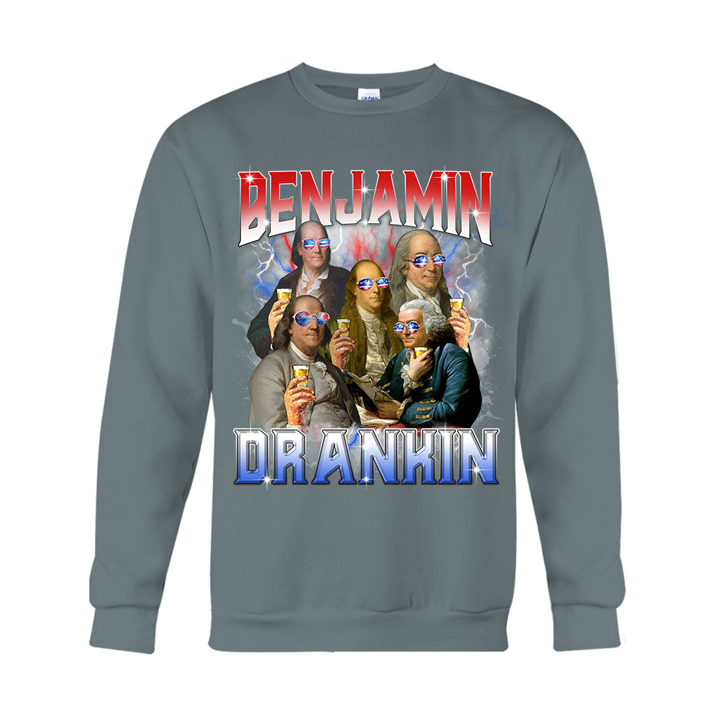 Benjamin Drankin Bootleg Rap Vintage Style - T-shirt et sweat à capuche Patriot