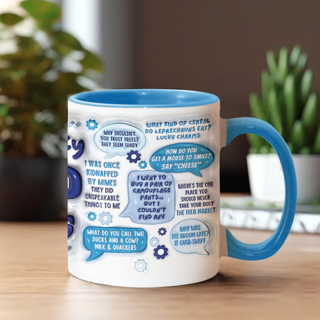 Urgence blagues de papa - Mug personnalisé pour papa